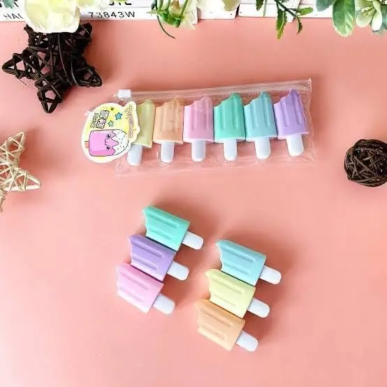 Resaltador con forma de paleta