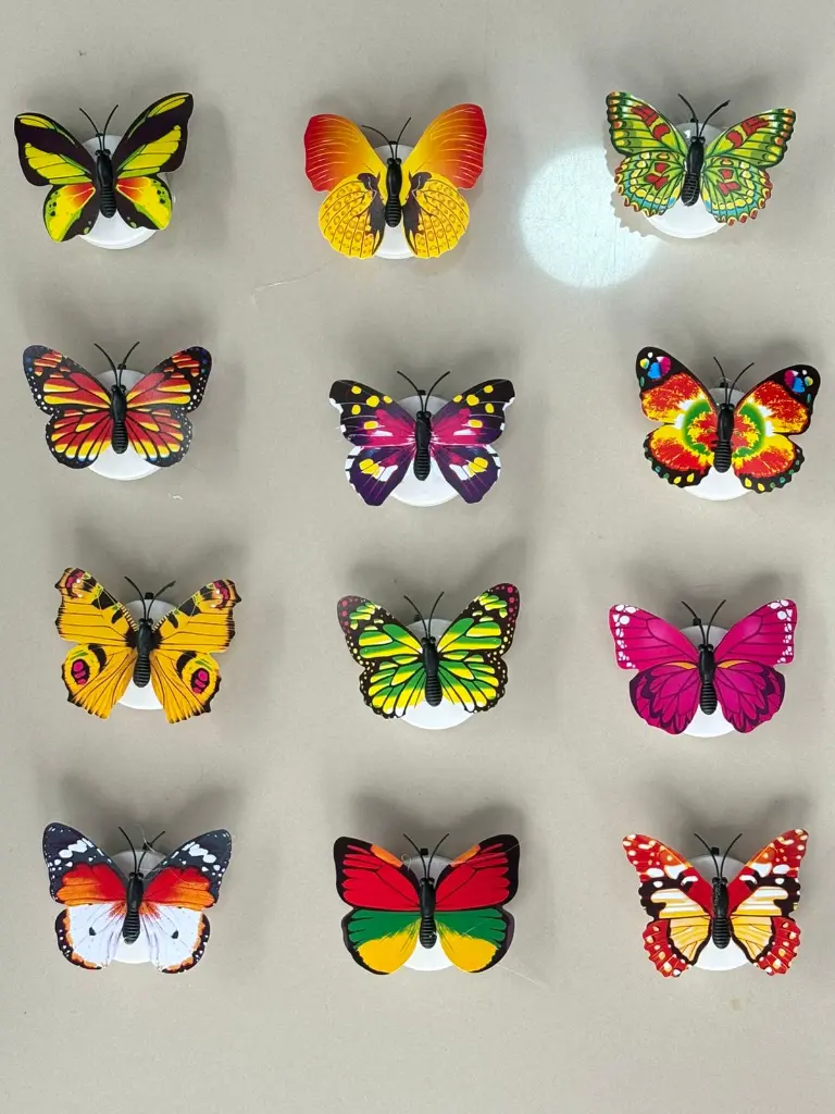 Mariposas con luz 