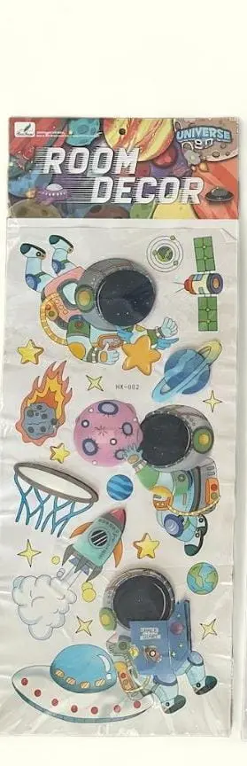 Set de calcomanía de astronauta 