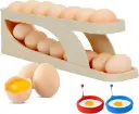 Dispensador de huevos rodante