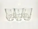 Set de 6 tazas de vidrio