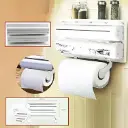 Dispensador para aluminio y papel toalla 5 en 1