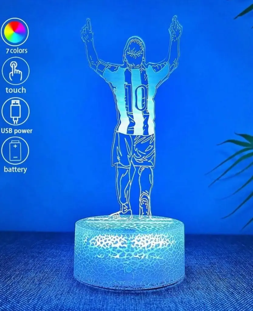 Lámpara de noche LED 3D