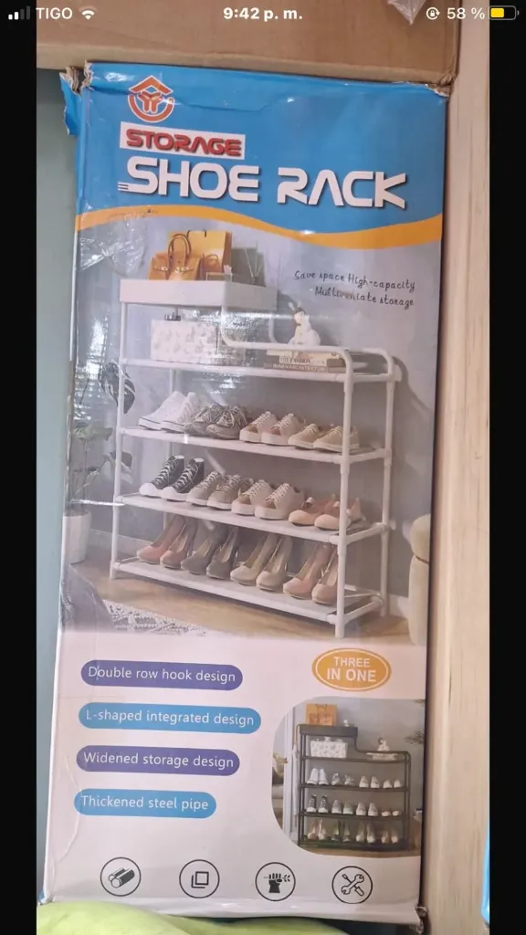 Organizador de zapatos de 5 repisas