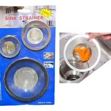 Set de 3 filtros para desagüe