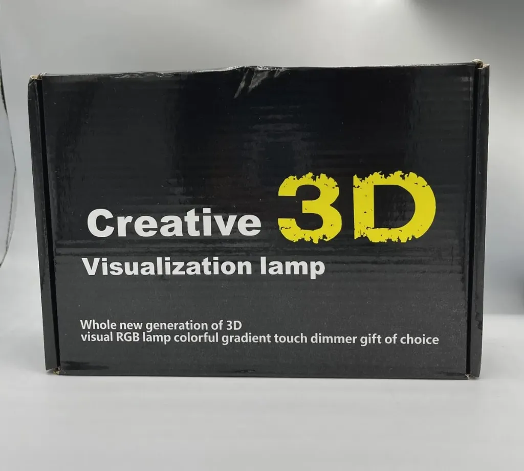 Lampara creativa de visualizacion 3D