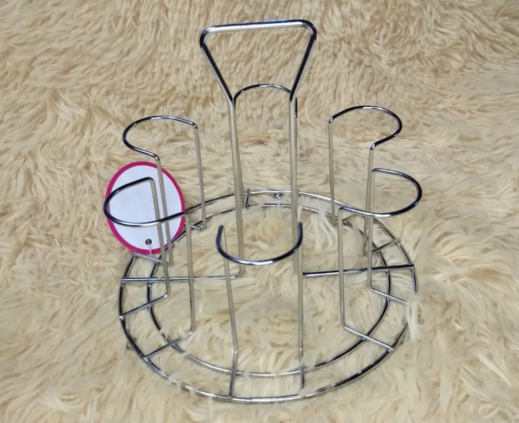 Escurridor de metal para pichel y vasos