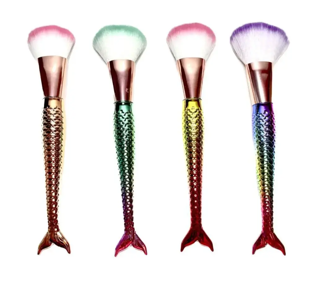 Brochas en forma de cola de sirena 