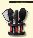 Juego de 6 cepillos para el cabello