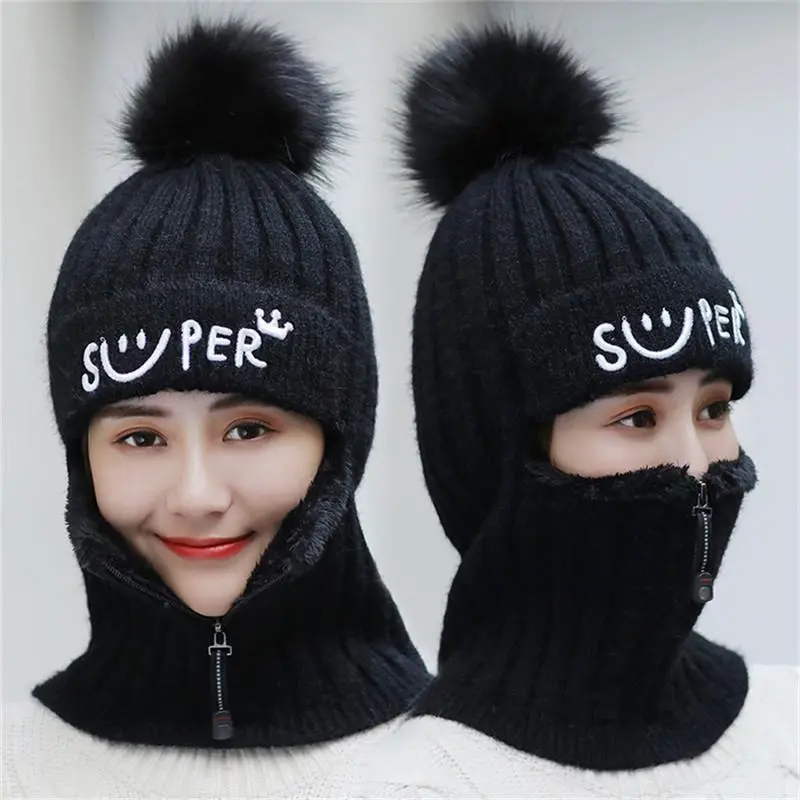 Gorros con zipper, 2 en 1