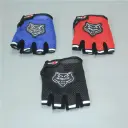 Guantes medio dedo, para motociclista 