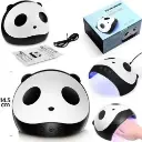 Lampara uv para uñas, con forma de panda