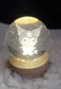 Lampara de cristal 3D pequeña