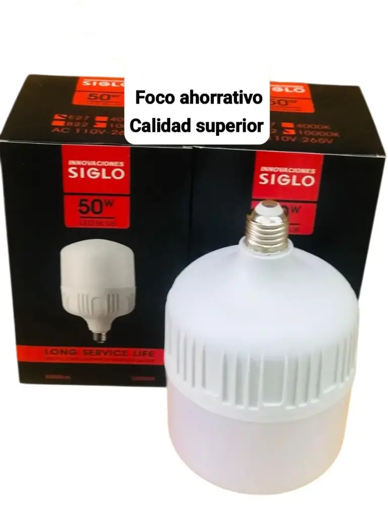 Focos led ahorrativos 50 wats, nuevo siglo