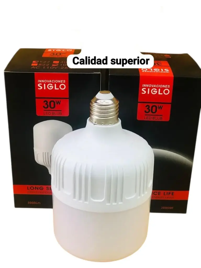 Focos led ahorrativos de 30 wats, nuevo siglo