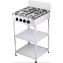 Estufa a gas , 4 quemadores, con base