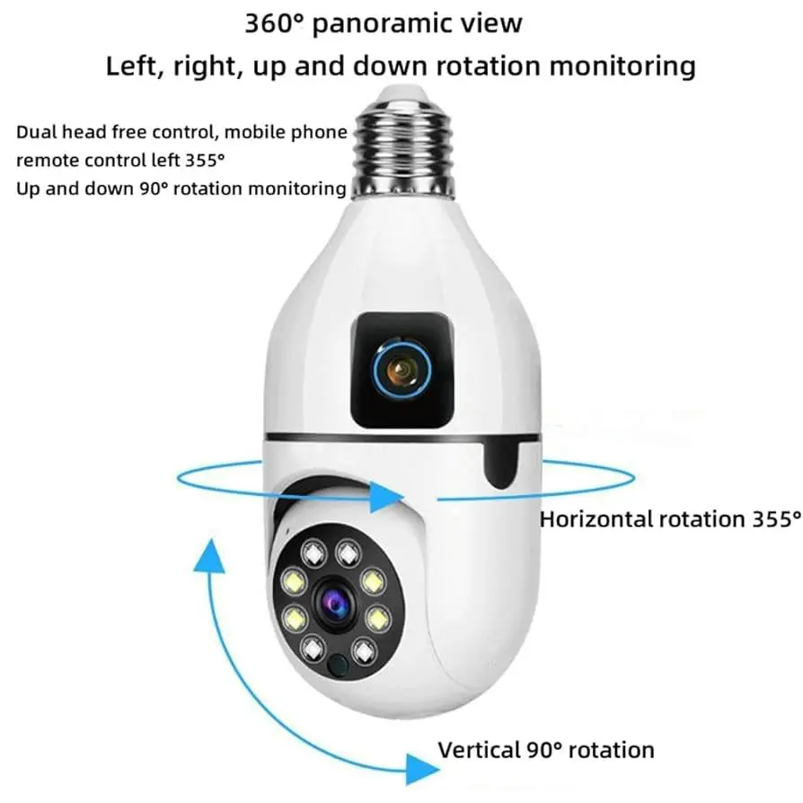 Foco camara doble lente