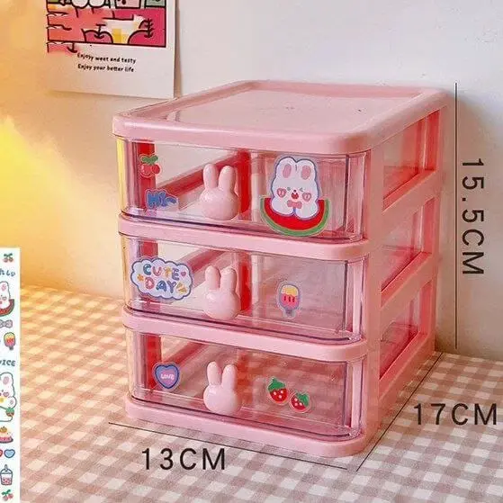 Mini gavetero organizador para escritorio