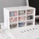 Caja organizadora para escritorio, 9 cajones