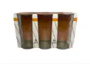 Set de seis vasos de vidrio