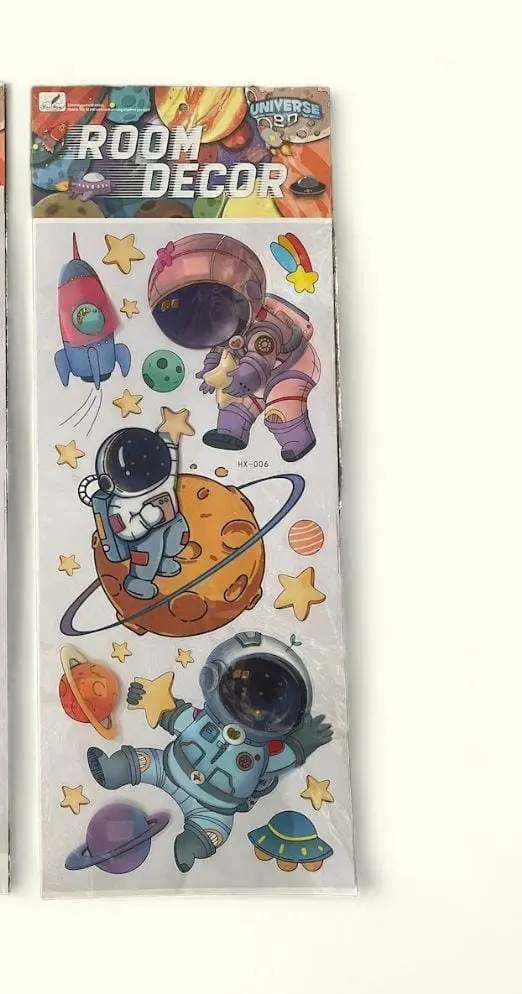 Set de calcomanias de astrinautas