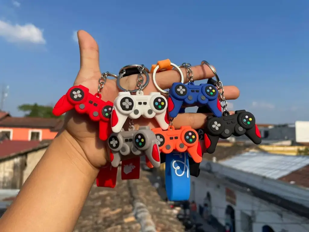 Llaveros de control de videojuegos