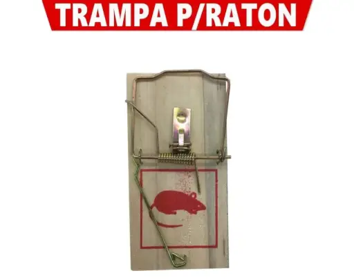 Trampa de madera para ratones