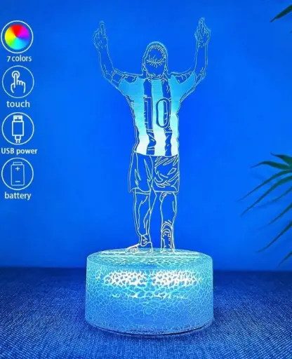 Lámpara de noche LED 3D