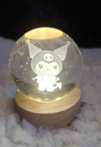 Lampara de cristal 3D pequeña