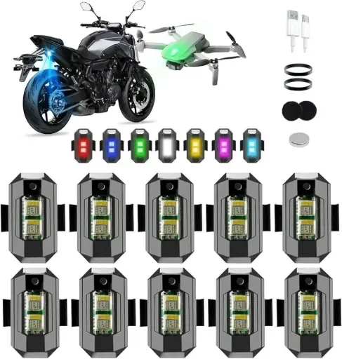 Luces recargables, para carro y moto