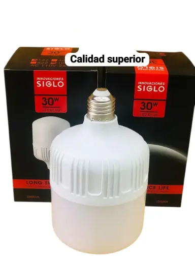 Focos led ahorrativos de 30 wats, nuevo siglo