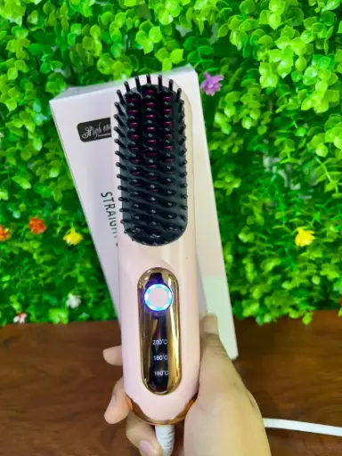 Cepillo eléctrico para alisar cabello