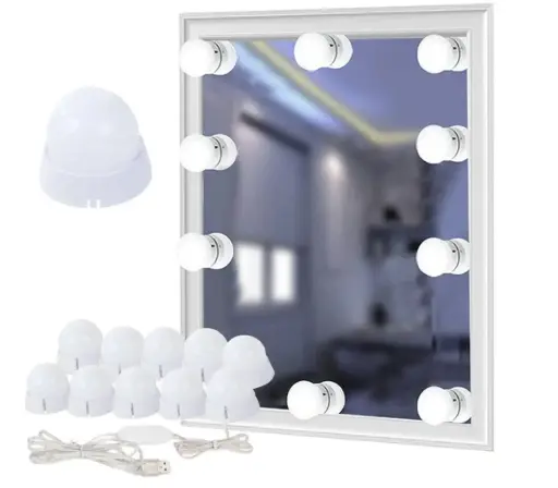 Set de 10 focos para espejo