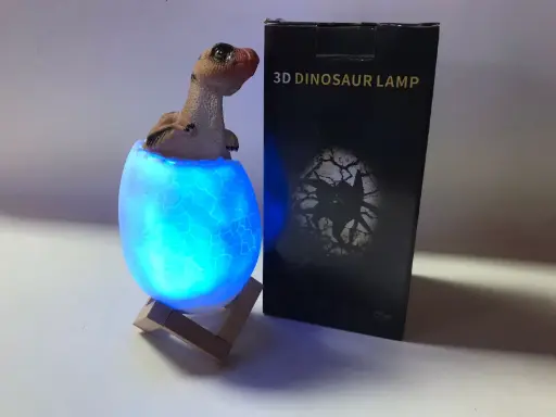 Lamparas de huevos de dinosaurio