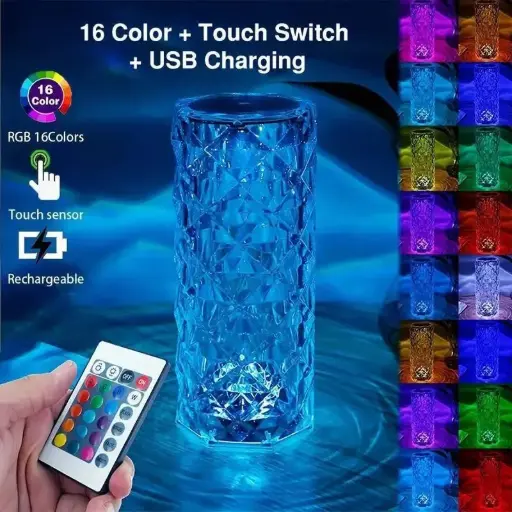 Lampara tipo cristal