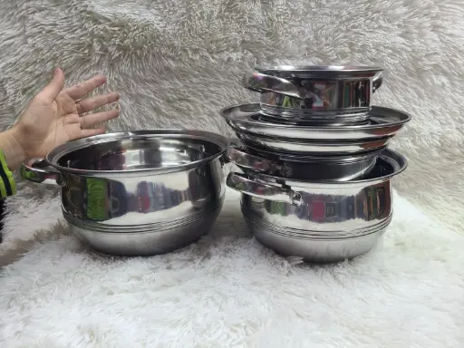 Set de 4 ollas + tapaderas