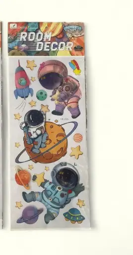 Set de calcomanias de astrinautas