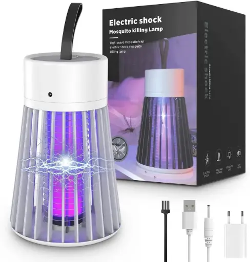 Lampara para moscas y mosquitos