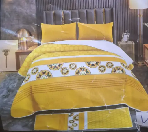 Juego de cobertor 4 pcs queen