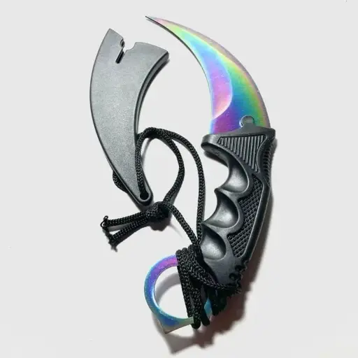 Navaja afilada de acero 